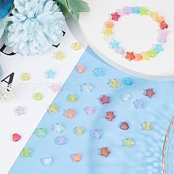 640шт 16 стиля экологически чистые прозрачные акриловые бусины&nbsp;MACR-HY0001-10