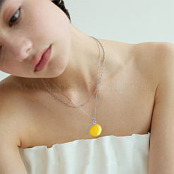 1 шт. 925 плоских круглых подвески из стерлингового серебра с оправой в виде кабошона STER-BC0003-40P