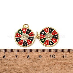 Латунь эмаль подвески&nbsp;KK-Q098-05G