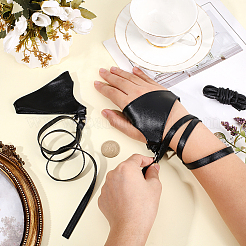 1 пара сексуальных браслетов-оберток из искусственной кожи&nbsp;AJEW-CL0001-39
