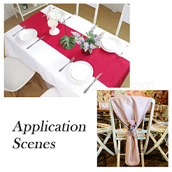 Дорожка для стола из однотонного полиэстера&nbsp;DIY-TAC0020-82A