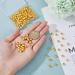 200шт. латунные текстурированные бусины KK-DC0004-05