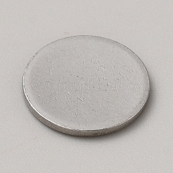 Cabochon per etichette vuote stampate in acciaio inossidabile 304&nbsp;LS-STAS-WH0033-50D