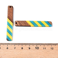 Подвески из эпоксидной смолы и орехового дерева RESI-N039-121D