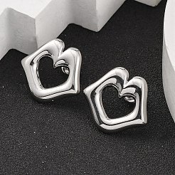 Boucles d'oreilles à tige en acier inoxydable 304&nbsp;EJEW-K268-11P