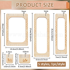 5 шт. 5 стиля мини-инструмента для плетения закладок&nbsp;FIND-BC0019-20