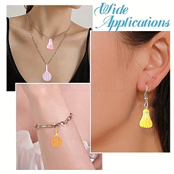 20 шт. подвески из непрозрачной смолы в спортивном стиле&nbsp;RESI-YW0002-14