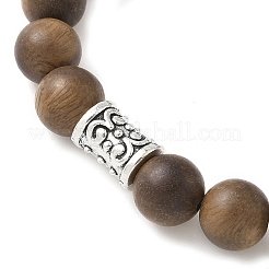 Bracelets à breloques en alliage croisé&nbsp;BJEW-JB12357-04