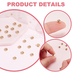 Латунные бусины KK-GO0002-01G-01