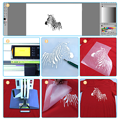 Матовая виниловая пленка для переноса a4 DIY-OC0005-64