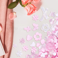 150 г прозрачных и непрозрачных акриловых бусин&nbsp;TACR-SP0001-38A