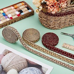 6м плетеная кружевная лента из полиэстера 3 цветов&nbsp;OCOR-AR0001-79