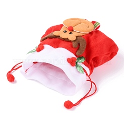 Мешки подарков шнурка ткани&nbsp;AJEW-F052-01