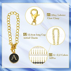 52шт 52 стиля подвеска из сплава эмали украшения&nbsp;HJEW-CJ00016