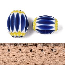 Perles de verre millefiori faites à la main&nbsp;LS-LA-N002-19B