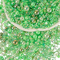 Halbrunde Cabochons aus ABS-Kunststoff&nbsp;FIND-TAC0038-08F