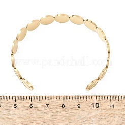 Weihnachts-Armreifen aus Edelstahl für Damen (201)&nbsp;BJEW-T024-01F-G