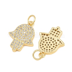 Ottone micro spianare pendenti zirconi&nbsp;CU-CBAB719-04G-F