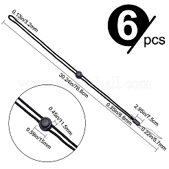 6шт регулируемый ремешок на шею из полиэстера AJEW-GF0005-33