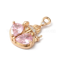 Латунные подвески&nbsp;KK-C062-041G-02