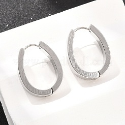 201 orecchini a cerchio in acciaio inossidabile&nbsp;EJEW-T056-03P-04