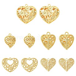 10pcs 5 styles pendentifs en laiton&nbsp;KK-TA0002-44
