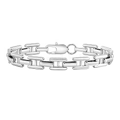 Armbänder aus Edelstahl 304 mit Gliederkette für Herren&nbsp;WGDE8BC-01