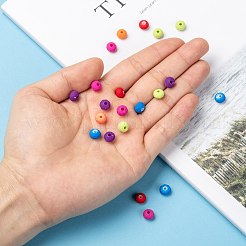 Флуоресцентные акриловые бусины MACR-S181-8mm-M