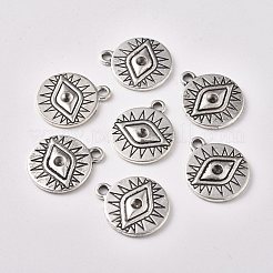 Legierungsanhänger mit Strassbesatz&nbsp;PALLOY-WH0067-57AS