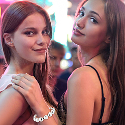 Сплав диско-шар бисерный браслет эластичный&nbsp;SJEW-AN0001-08