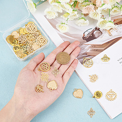 Подвески из сплава на тему йоги PALLOY-SC0002-87