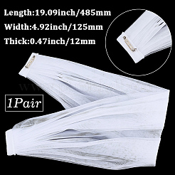 1 paire de manches de mariée en dentelle de nylon pour femmes&nbsp;AJEW-GF0014-17B