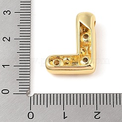 Ciondolo in ottone con micro pavé di zirconi chiari&nbsp;KK-Z046-01G-L
