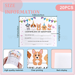 Tieradoptionskarte aus Papier&nbsp;AJEW-WH0485-14