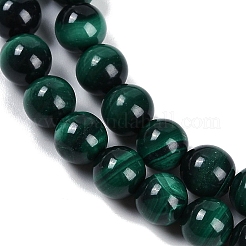 Природного малахита бисер нитей G-F461-05-8mm
