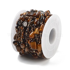 Наггетсы ручной работы из натурального тигрового глаза CHS-P019-06G-A