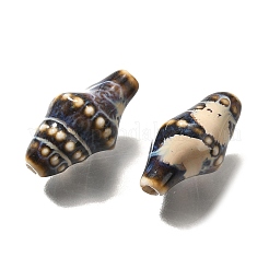 Abalorios de porcelana hechas a mano&nbsp;PORC-H013-03-15