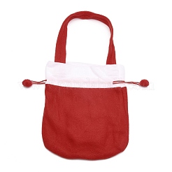 Рождественские бархатные украшения для мешков с конфетами ABAG-I003-01C