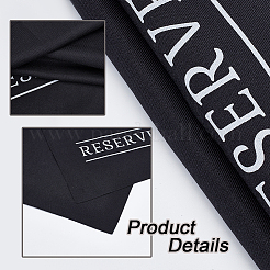 Reservierte Schilder aus Polyester für Kirchenbänke&nbsp;AJEW-WH0299-95