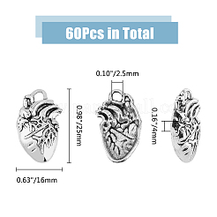 60 шт. Подвески из сплава в тибетском стиле&nbsp;FIND-DC0005-40