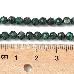 Природного малахита бисер нитей G-D306-A02-4mm-A