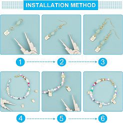 Латунь подвески&nbsp;KK-NB0001-22G-NF