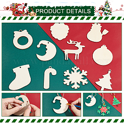 Набор для изготовления рождественских украшений с подвеской своими руками DIY-WH0430-094