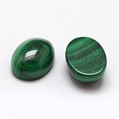 Овальные природные малахит кабошоны&nbsp;G-O147-03A