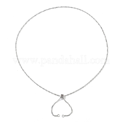 Изготовление ожерелья из сингапурской цепи из нержавеющей стали 304&nbsp;AJEW-JB01334-02