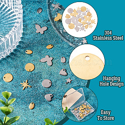 36 шт. 12 подвески из нержавеющей стали 304&nbsp;STAS-TA0002-86