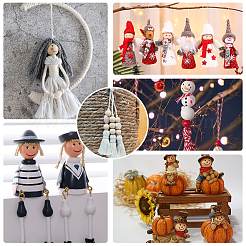 60 шт. европейские бусины из натурального дерева с принтом&nbsp;WOOD-GF0002-19B