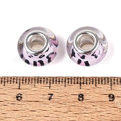 Undurchsichtiges Harz europäische Perlen&nbsp;RESI-N044-03S-02
