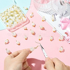 70 шт. 7 стиля акриловых подвесок с имитацией жемчуга&nbsp;PALLOY-CJ00172