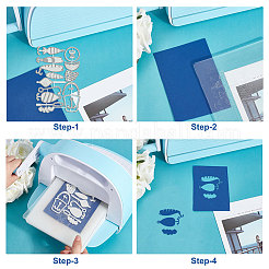 Трафареты для резки углеродистой стали на тему рыбалки DIY-WH0309-1488